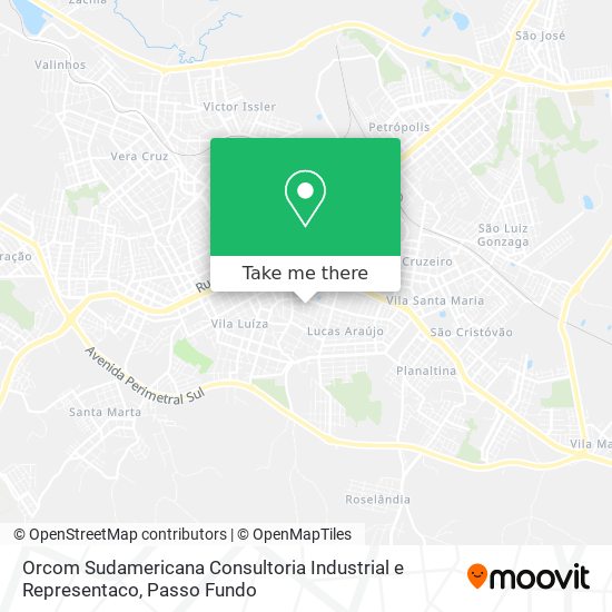 Orcom Sudamericana Consultoria Industrial e Representaco map
