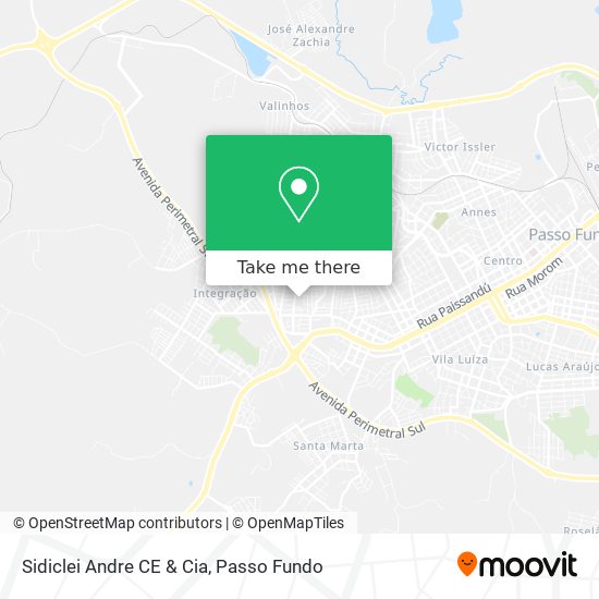 Sidiclei Andre CE & Cia map