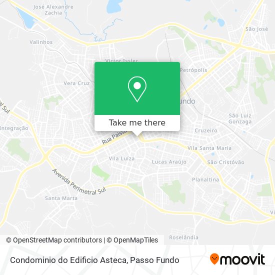 Mapa Condominio do Edificio Asteca