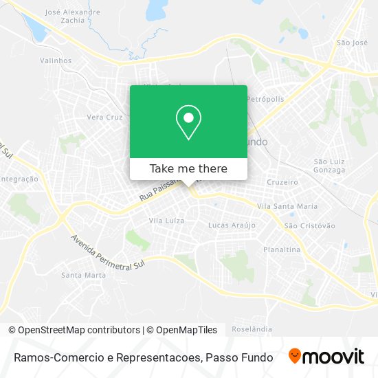 Ramos-Comercio e Representacoes map