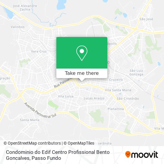 Condominio do Edif Centro Profissional Bento Goncalves map