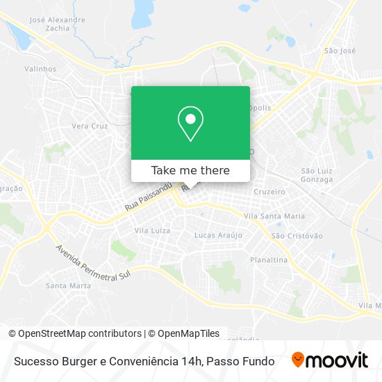 Sucesso Burger e Conveniência 14h map