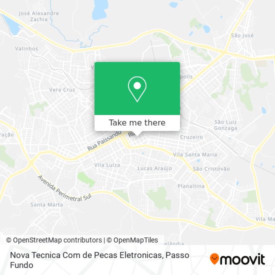 Nova Tecnica Com de Pecas Eletronicas map