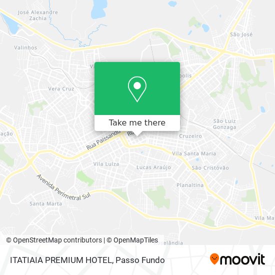 ITATIAIA PREMIUM HOTEL map