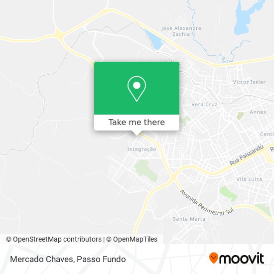 Mercado Chaves map