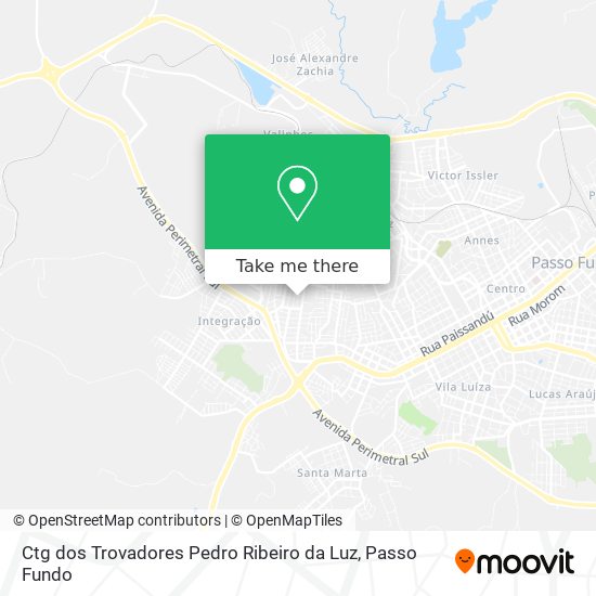 Mapa Ctg dos Trovadores Pedro Ribeiro da Luz