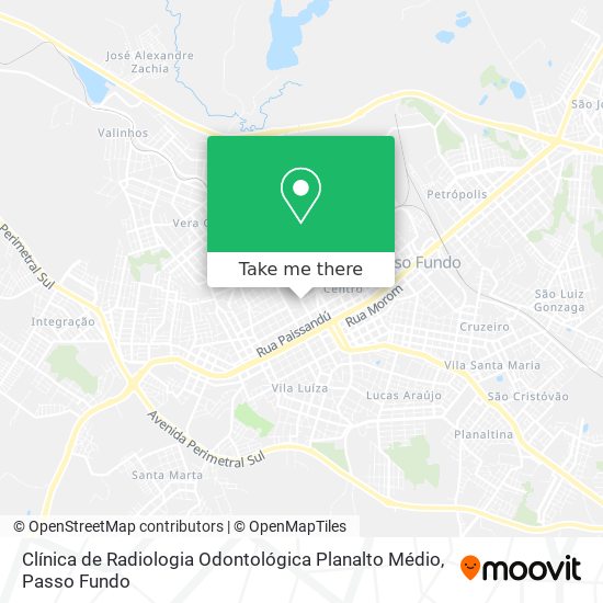 Clínica de Radiologia Odontológica Planalto Médio map