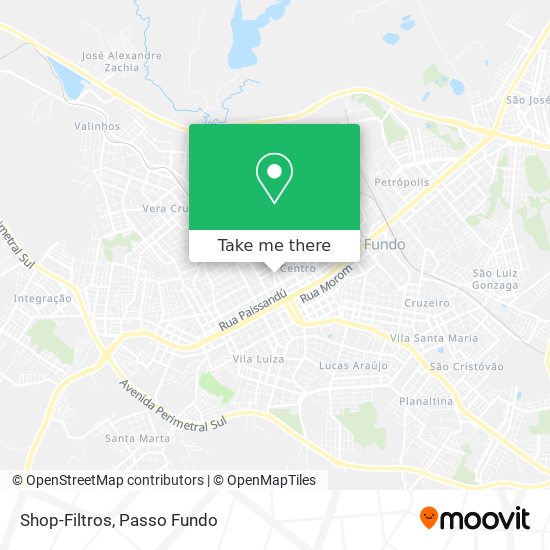 Mapa Shop-Filtros