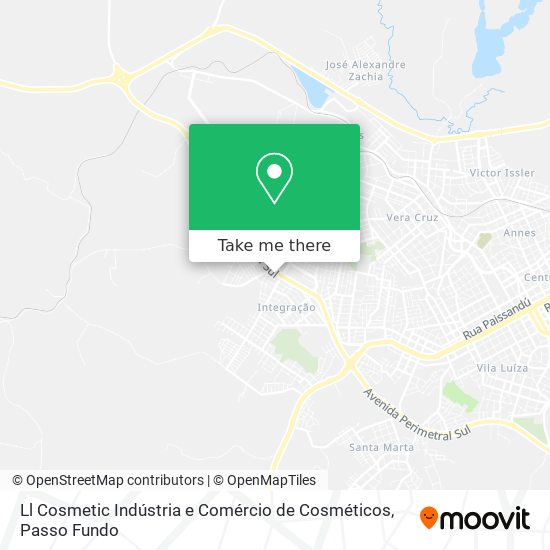 Ll Cosmetic Indústria e Comércio de Cosméticos map