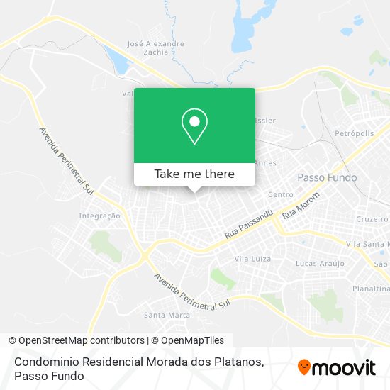Condominio Residencial Morada dos Platanos map