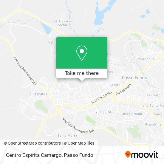 Centro Espírita Camargo map