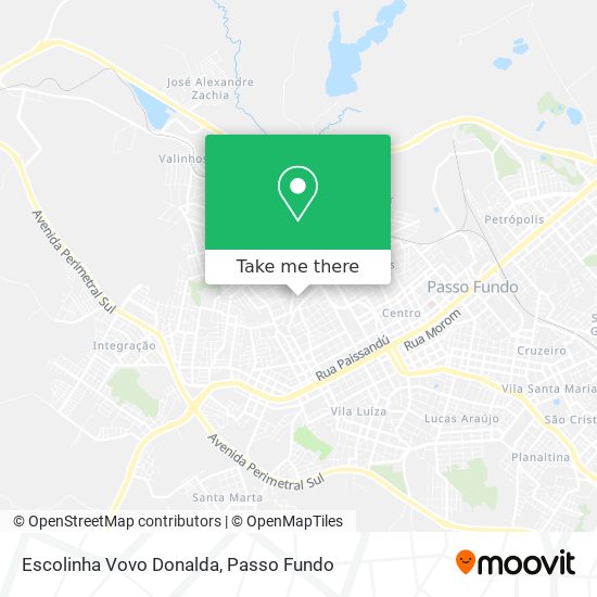 Mapa Escolinha Vovo Donalda