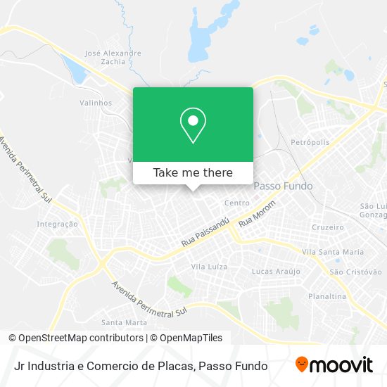 Jr Industria e Comercio de Placas map