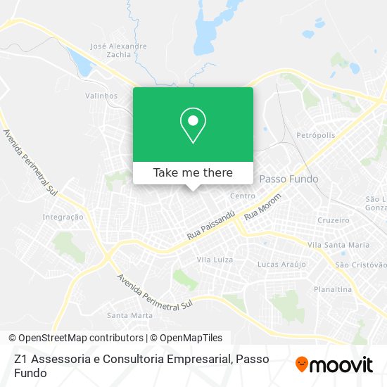 Mapa Z1 Assessoria e Consultoria Empresarial