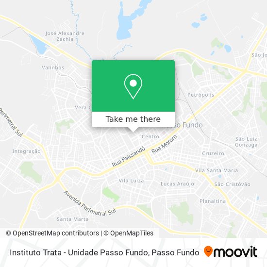 Instituto Trata - Unidade Passo Fundo map