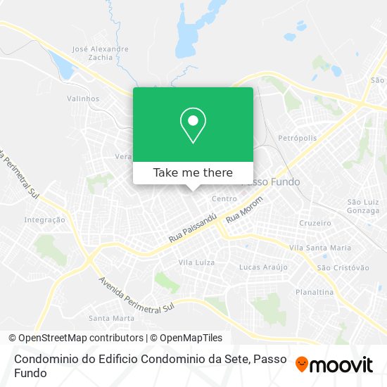 Condominio do Edificio Condominio da Sete map