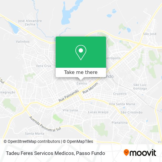 Tadeu Feres Servicos Medicos map