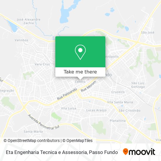 Eta Engenharia Tecnica e Assessoria map