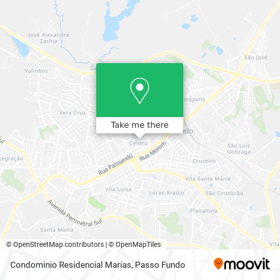 Mapa Condominio Residencial Marias