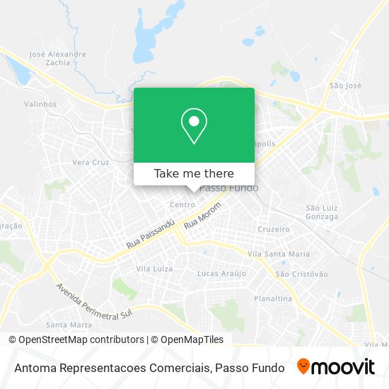 Antoma Representacoes Comerciais map