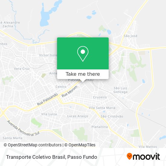 Mapa Transporte Coletivo Brasil