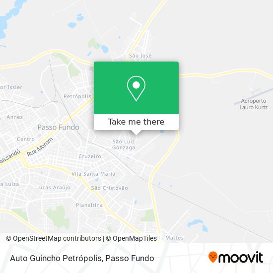 Auto Guincho Petrópolis map