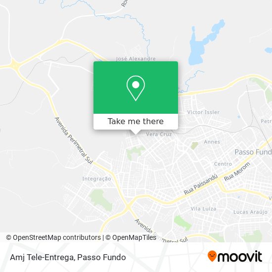 Amj Tele-Entrega map