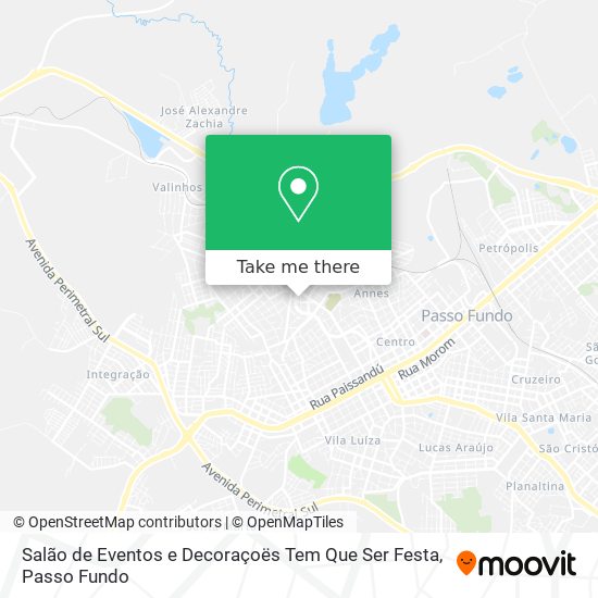 Salão de Eventos e Decoraçoës Tem Que Ser Festa map