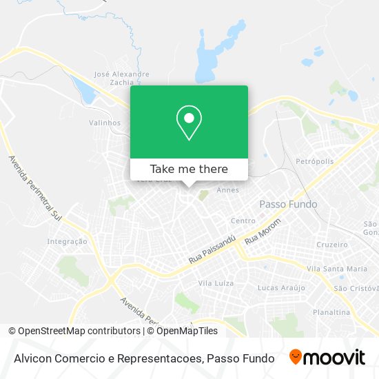 Alvicon Comercio e Representacoes map