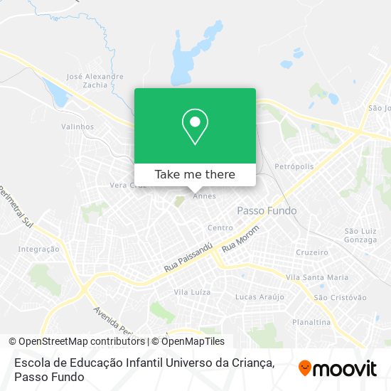 Escola de Educação Infantil Universo da Criança map