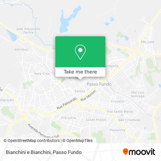 Bianchini e Bianchini map