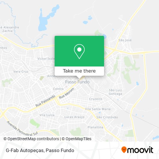 Mapa G-Fab Autopeças