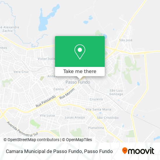 Camara Municipal de Passo Fundo map