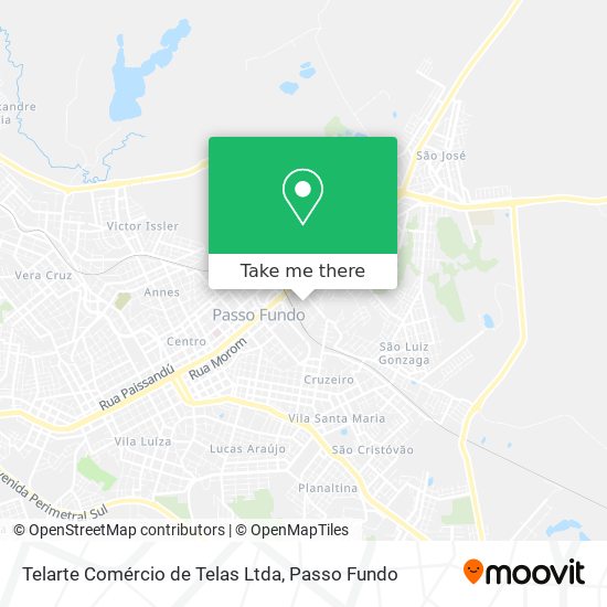 Mapa Telarte Comércio de Telas Ltda