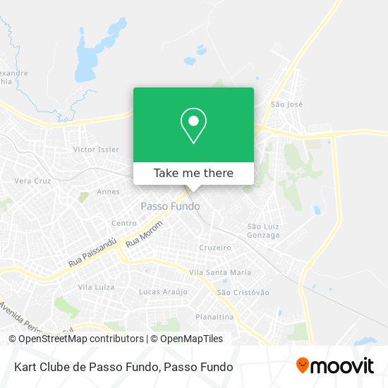 Kart Clube de Passo Fundo map