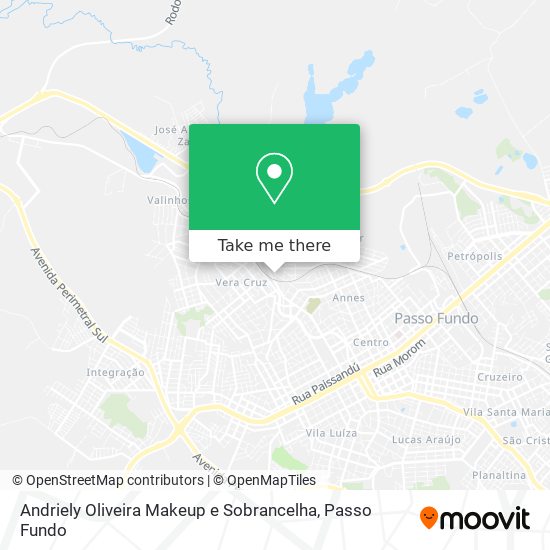 Mapa Andriely Oliveira Makeup e Sobrancelha