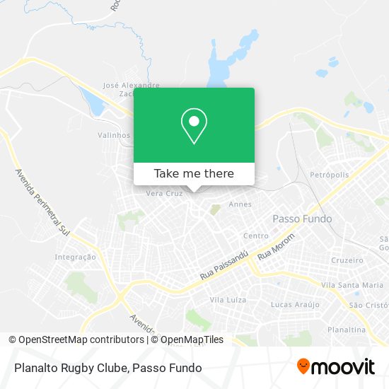 Planalto Rugby Clube map