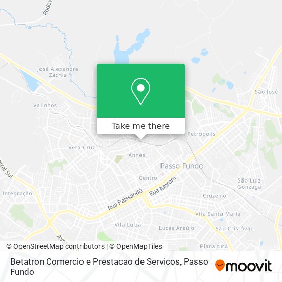 Betatron Comercio e Prestacao de Servicos map