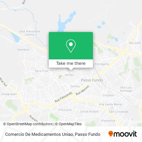 Comercio De Medicamentos Uniao map