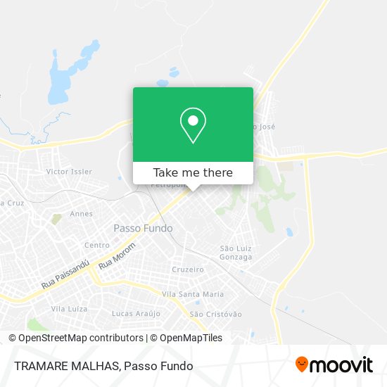 TRAMARE MALHAS map