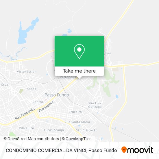 Mapa CONDOMINIO COMERCIAL DA VINCI