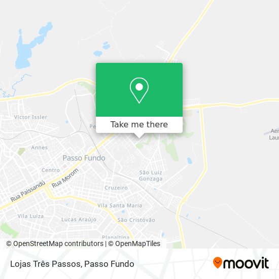 Lojas Três Passos map