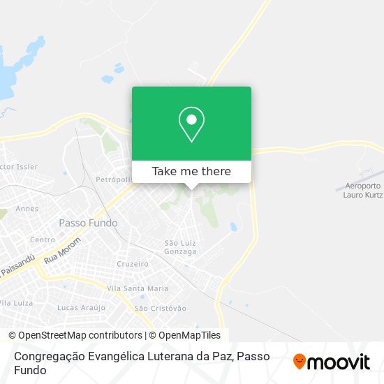 Congregação Evangélica Luterana da Paz map