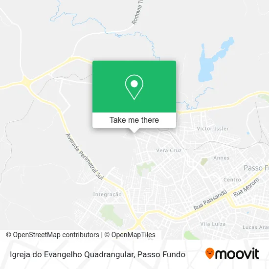 Igreja do Evangelho Quadrangular map