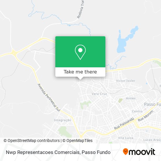 Nwp Representacoes Comerciais map