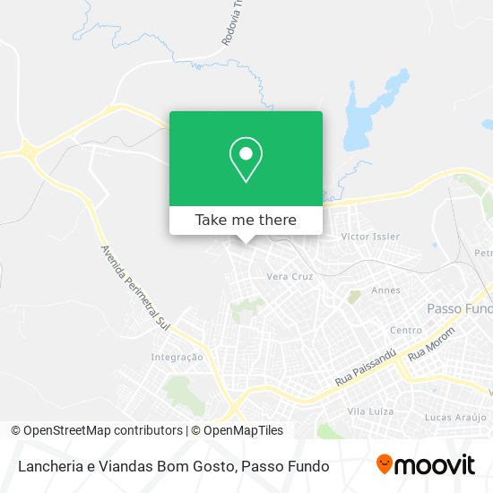 Lancheria e Viandas Bom Gosto map