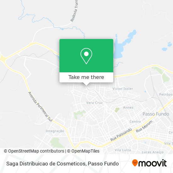 Saga Distribuicao de Cosmeticos map