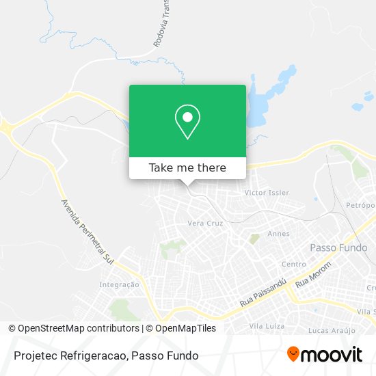 Projetec Refrigeracao map