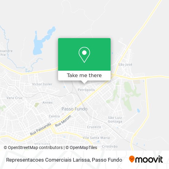 Mapa Representacoes Comerciais Larissa