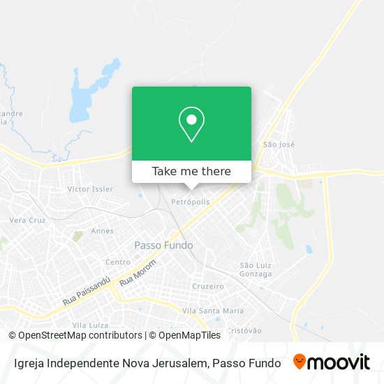 Igreja Independente Nova Jerusalem map